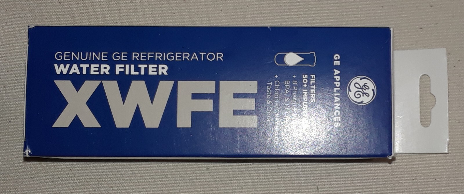 One Sealed Genuine XWFE Replacement Water Filter for Compatible GE Refrigerators