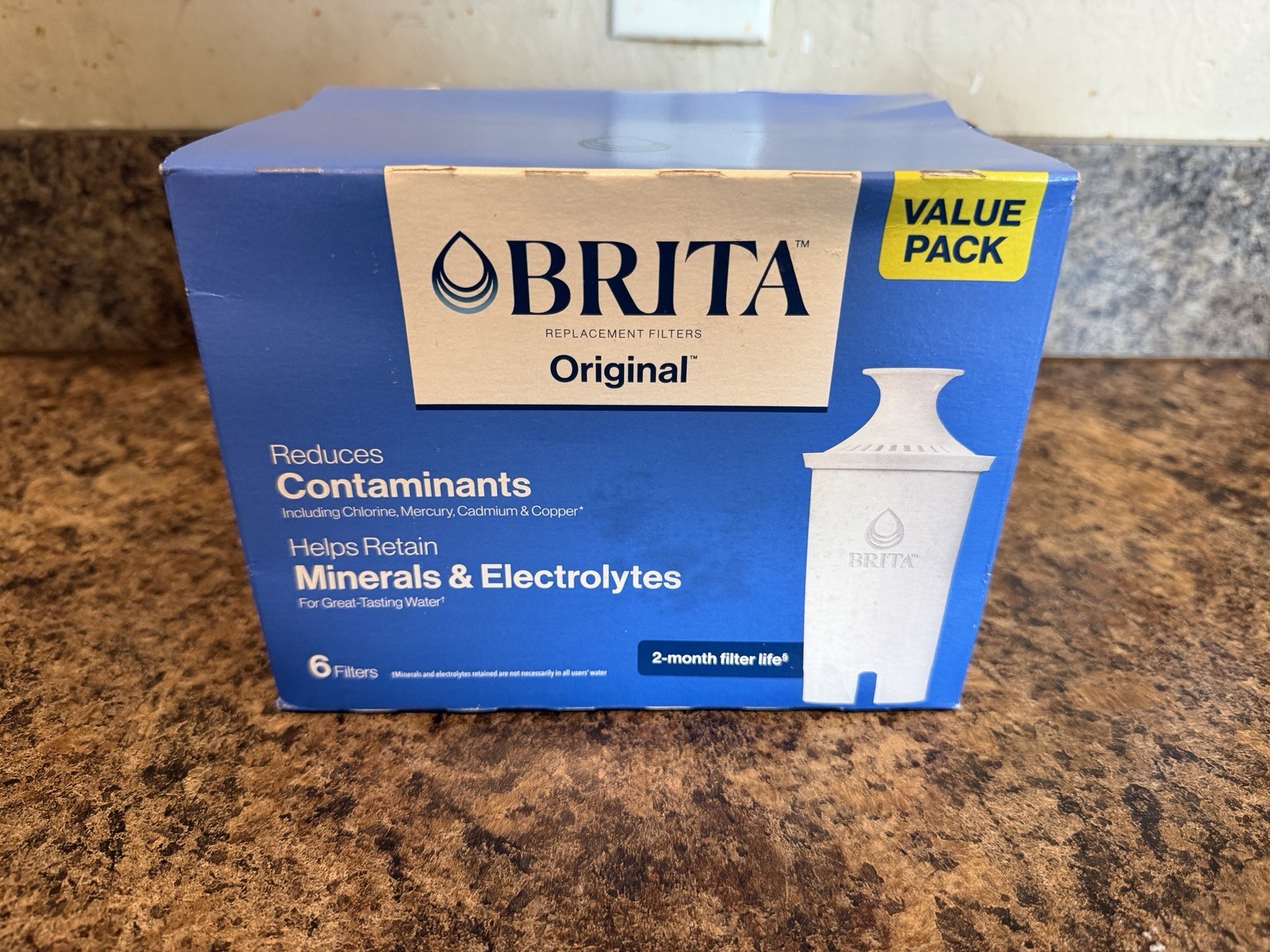 Brita 36417 Replacement Water Filter – 6 Pack
