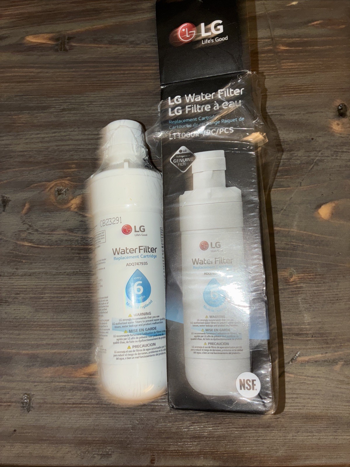 (NEW) LG Water Filter Replacement Cartridge LT1000P/PC/PCS. Box Has Small Tare.