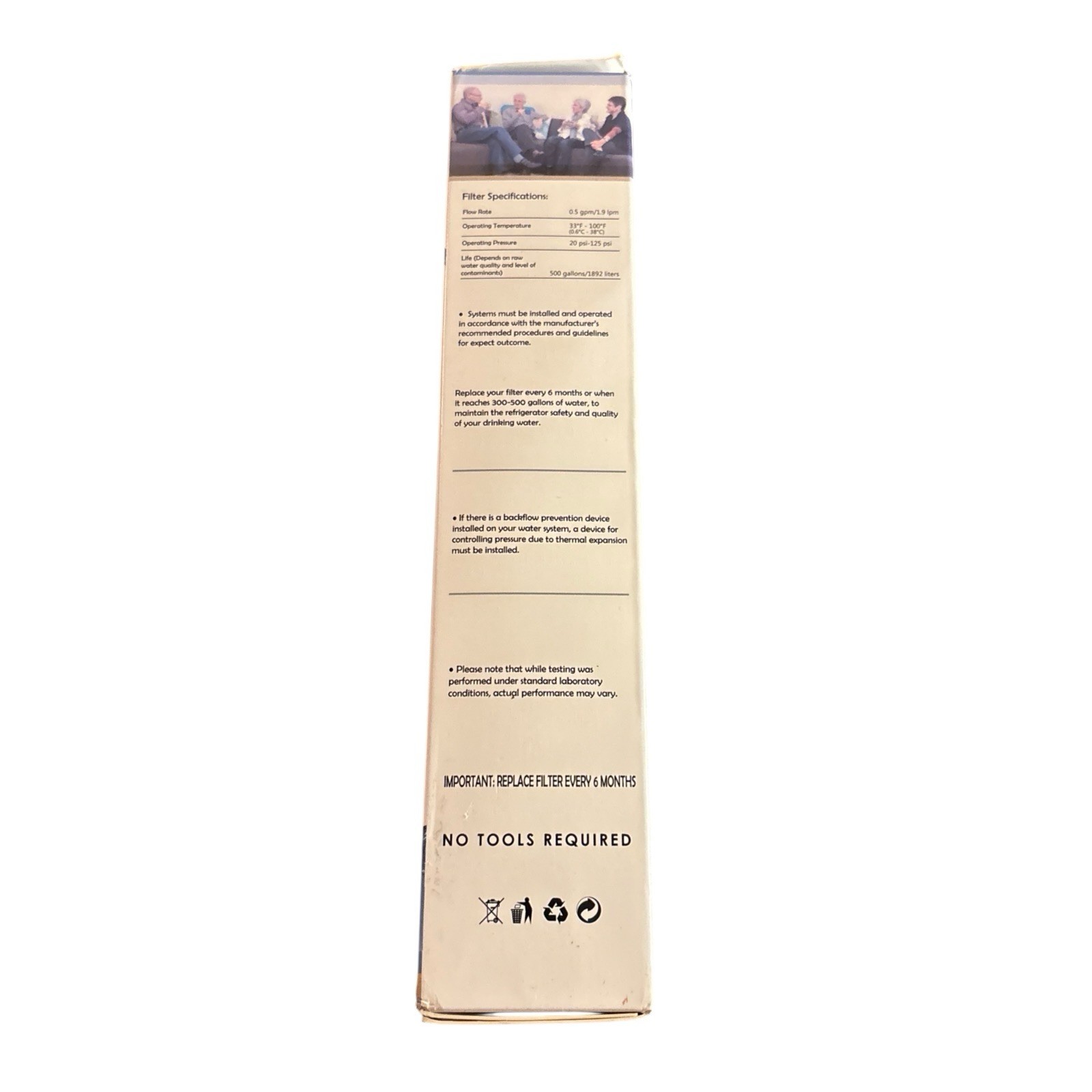 Bristi: Refrigerator Water Filter Model – #LP-400P – NEW – 500 Gallon/1892 Liter