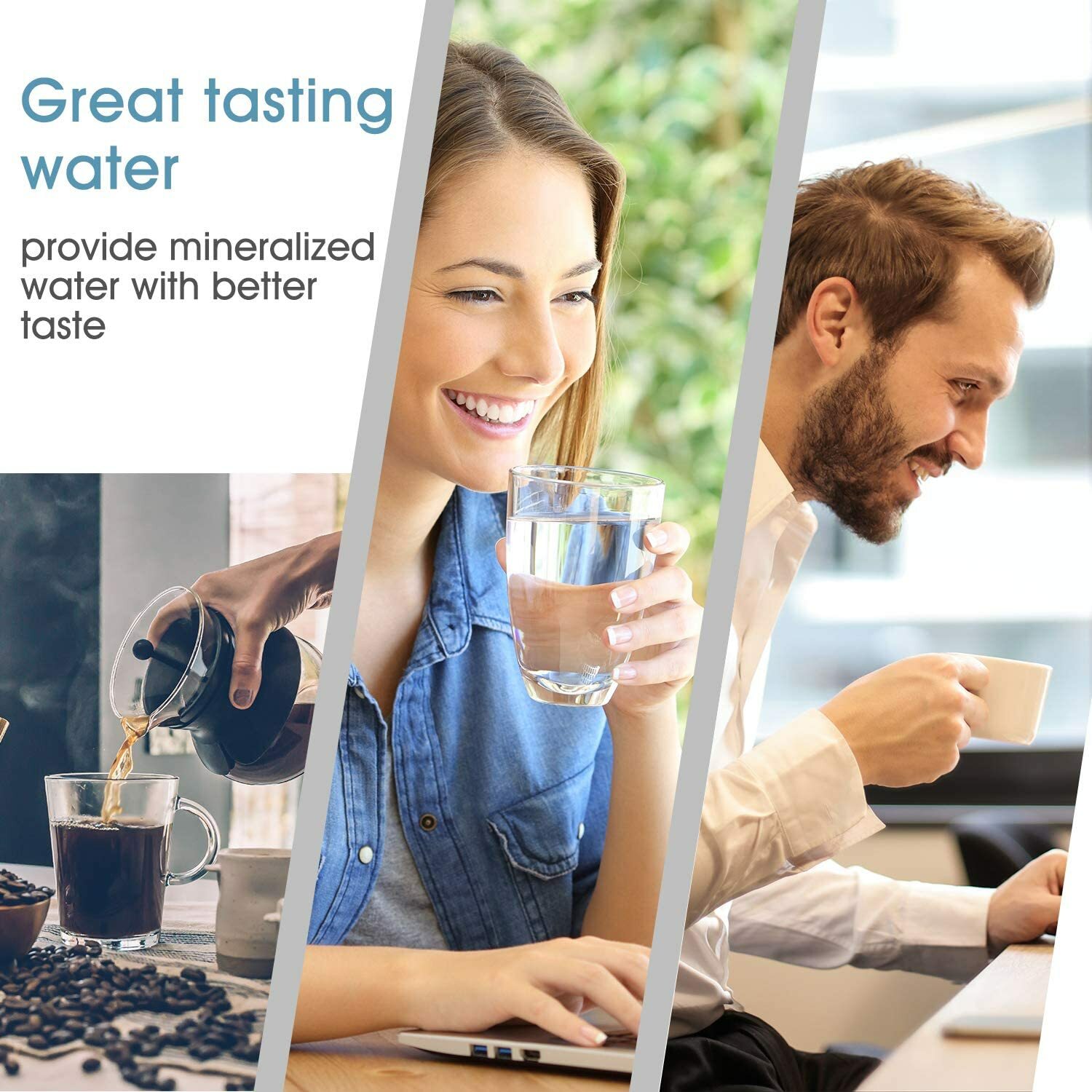 7 Pack Alkaline Water Filter pH+ Replacement Cartridge Ionizer Mineral Filters