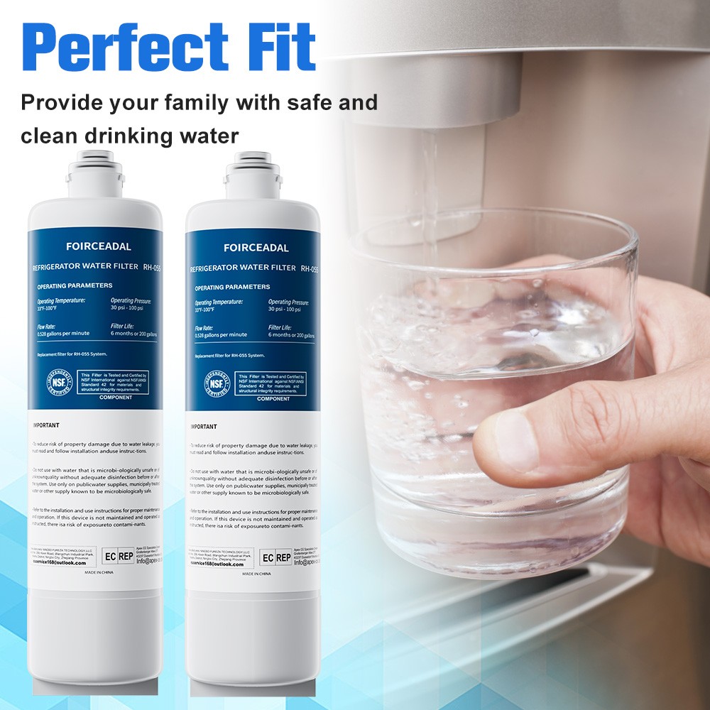 2-6pack For Bosch Ultra Clarity Pro BORPLFTR50 Water Filter #WFS200MF/WFS210MF