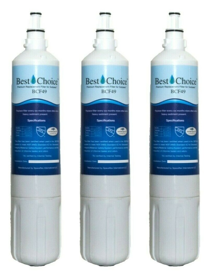3X Fits InSinkErator F-1000 Sub-Zero 4204490 4290510 Refrigerator Water Filter