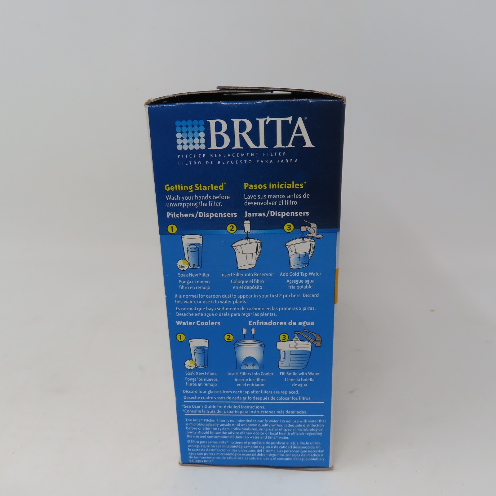 New GENUINE BRITA Water Filter Pitcher Replacement Filters 3 Count Pack Sealed
