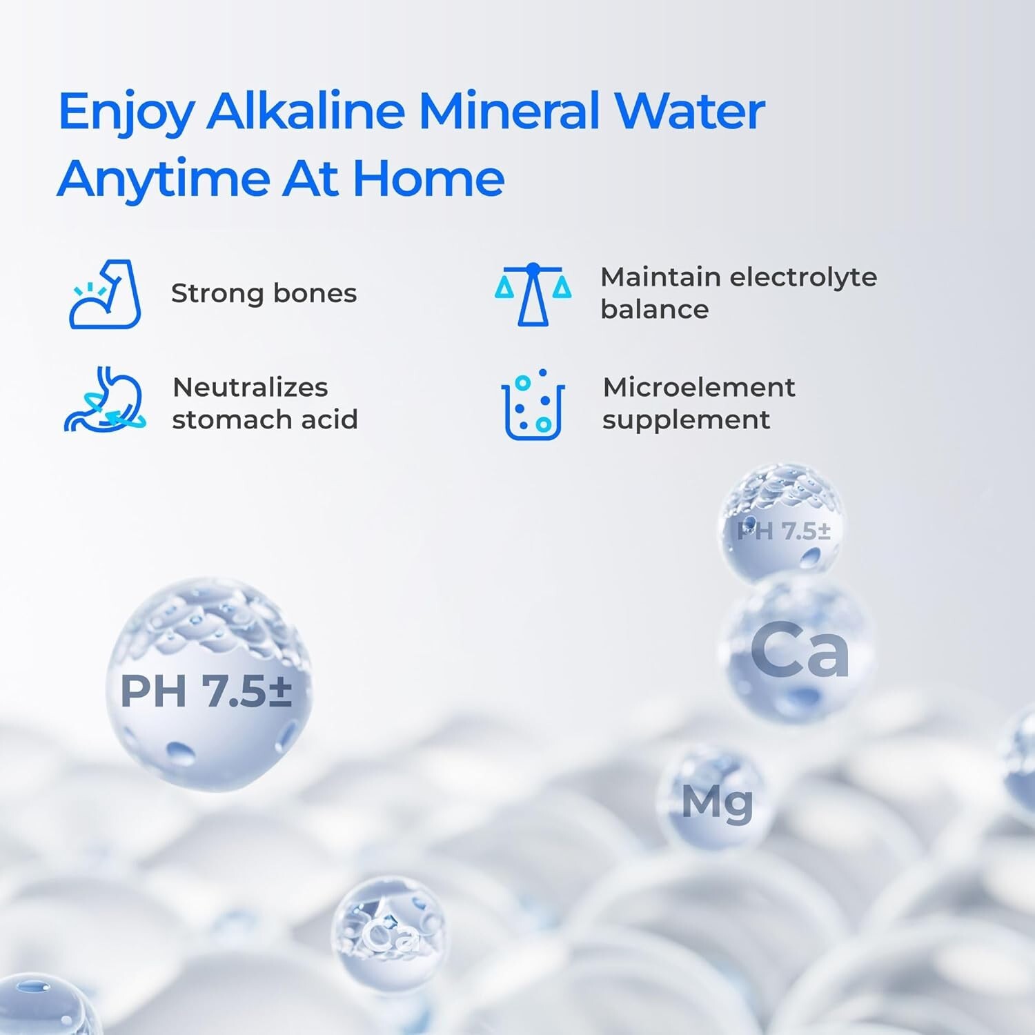 Waterdrop WD-F1A Alkaline Mineral pH+ Filter,Replacement for WD-X12-Alkaline