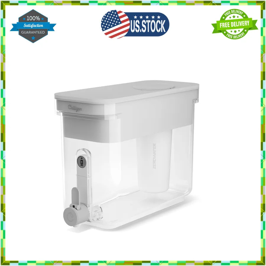 Culligan ZeroWater 32 Cup Water Dispenser with 5 Stage Advanced Filter
