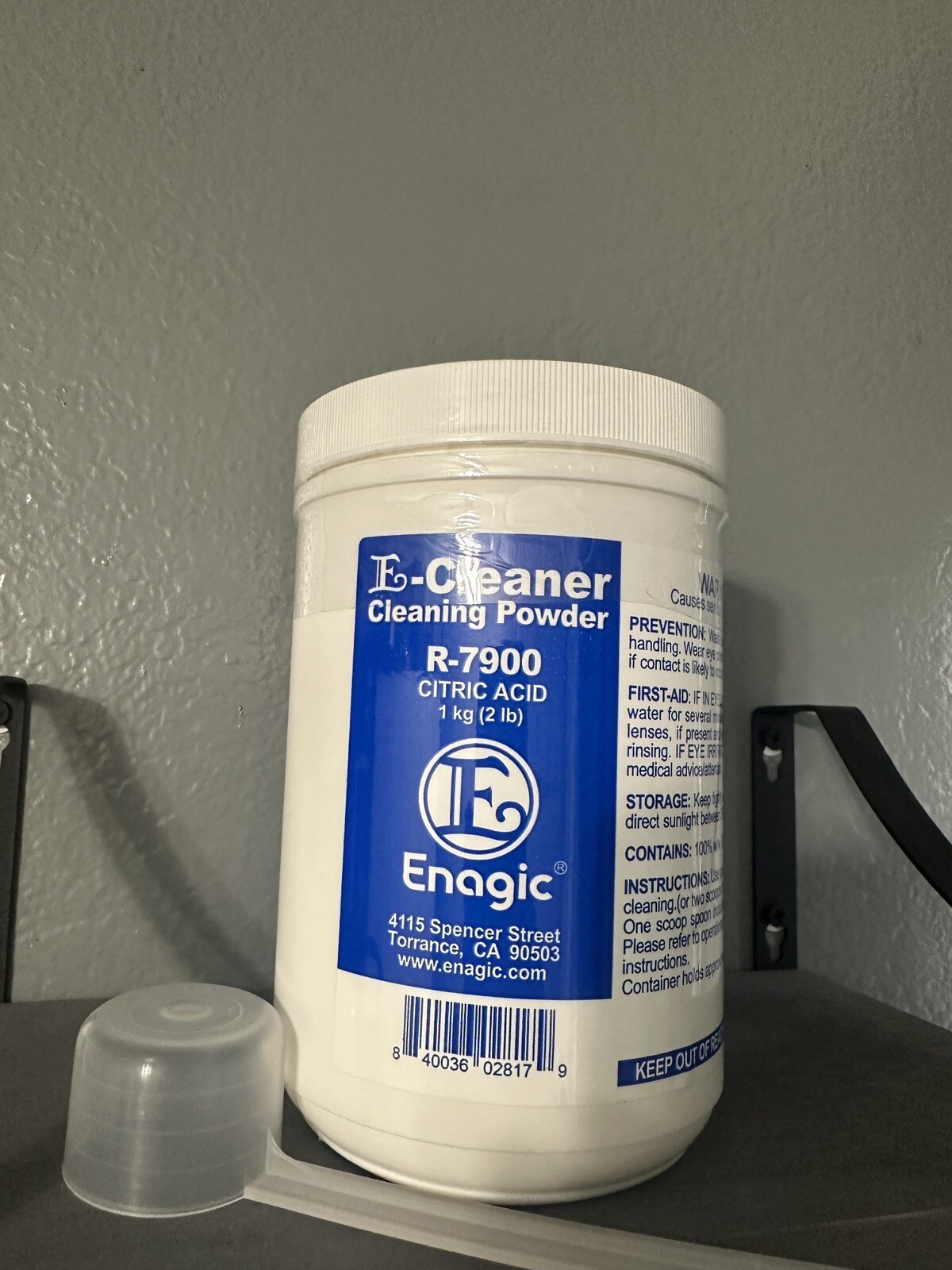 Original Enagic-Cleaner Cleaning Powder KANGEN Alkaline Water LEVELUK 2LB 1KG