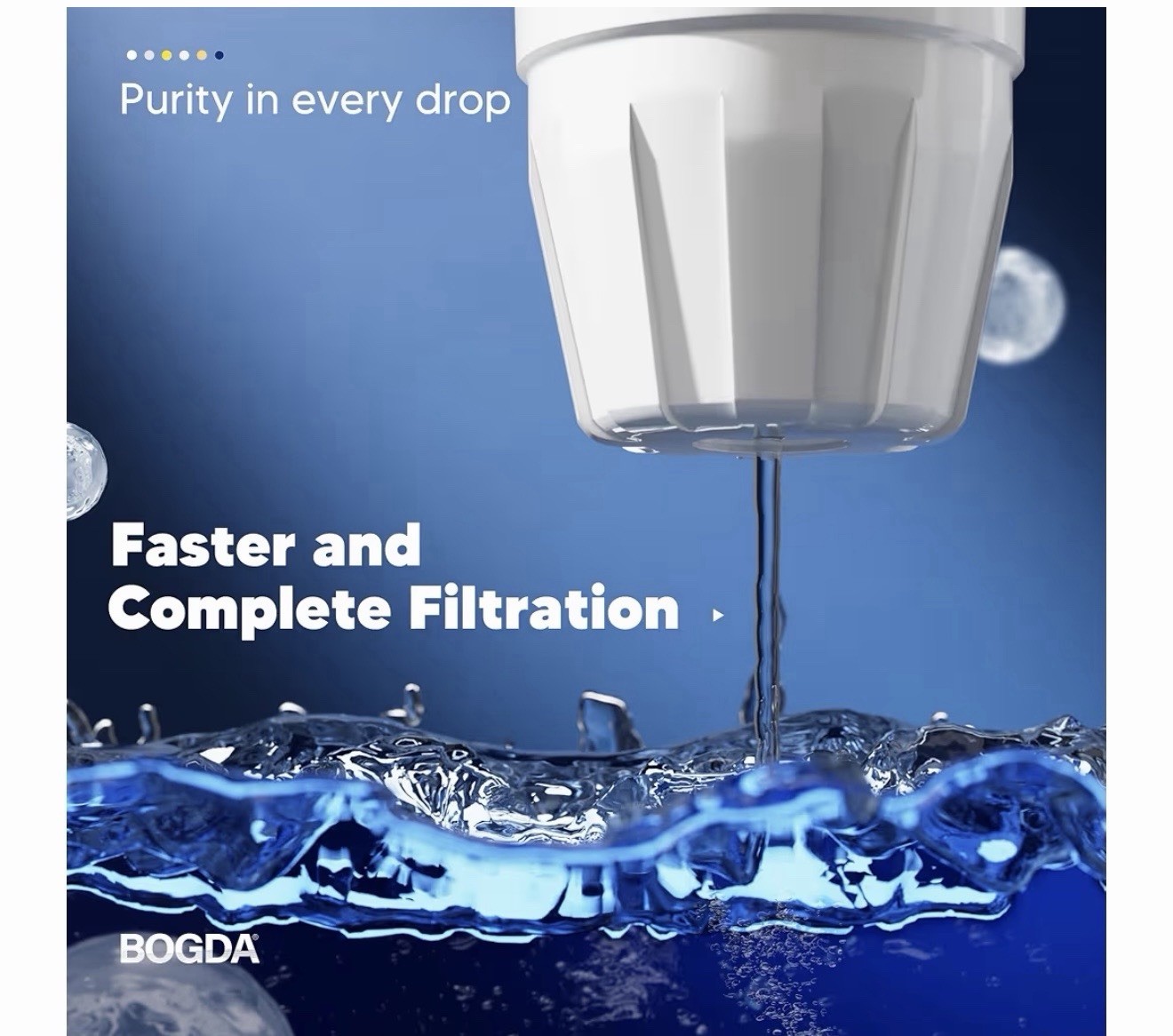 Water Filter Replacement Fit for Zero Pitcher and Dispenser ZR-001 ZR-017 6 Pack