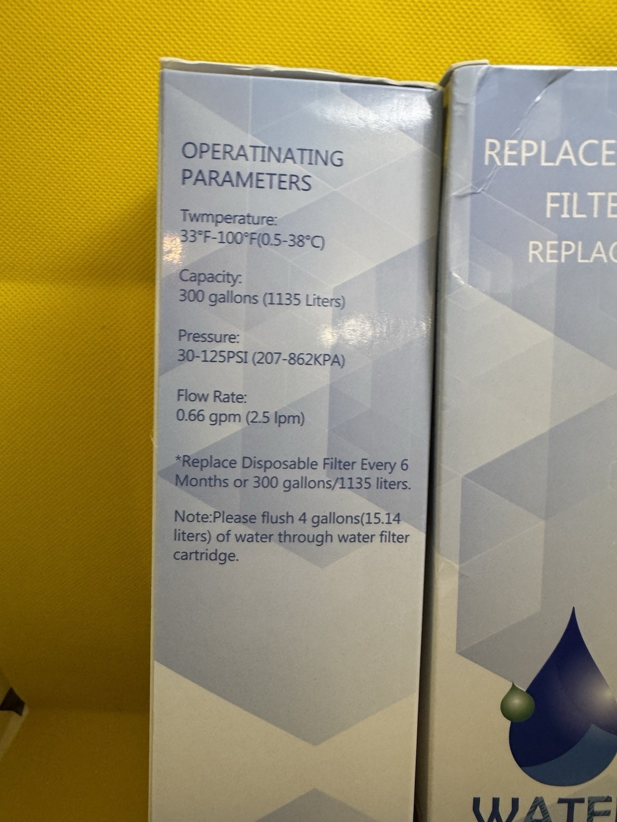 3 PACK Waten H20 4396841* 4396710 Water Replacement Filter 3 EDR3RXD1 NEW