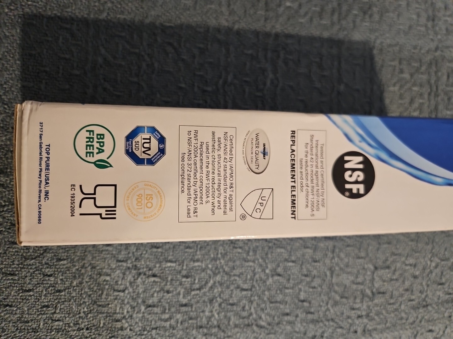IcePure Refrigerator Water Filter RWF4700A LG Kenmore LT1000P NIB