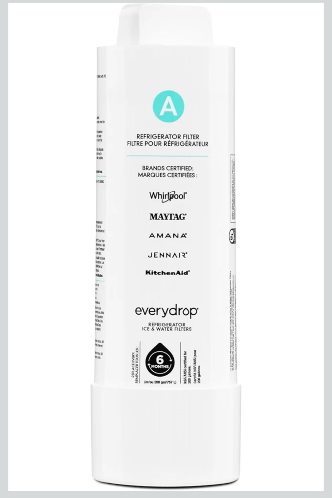 everydrop® by Whirlpool Refrigerator Water Filter A