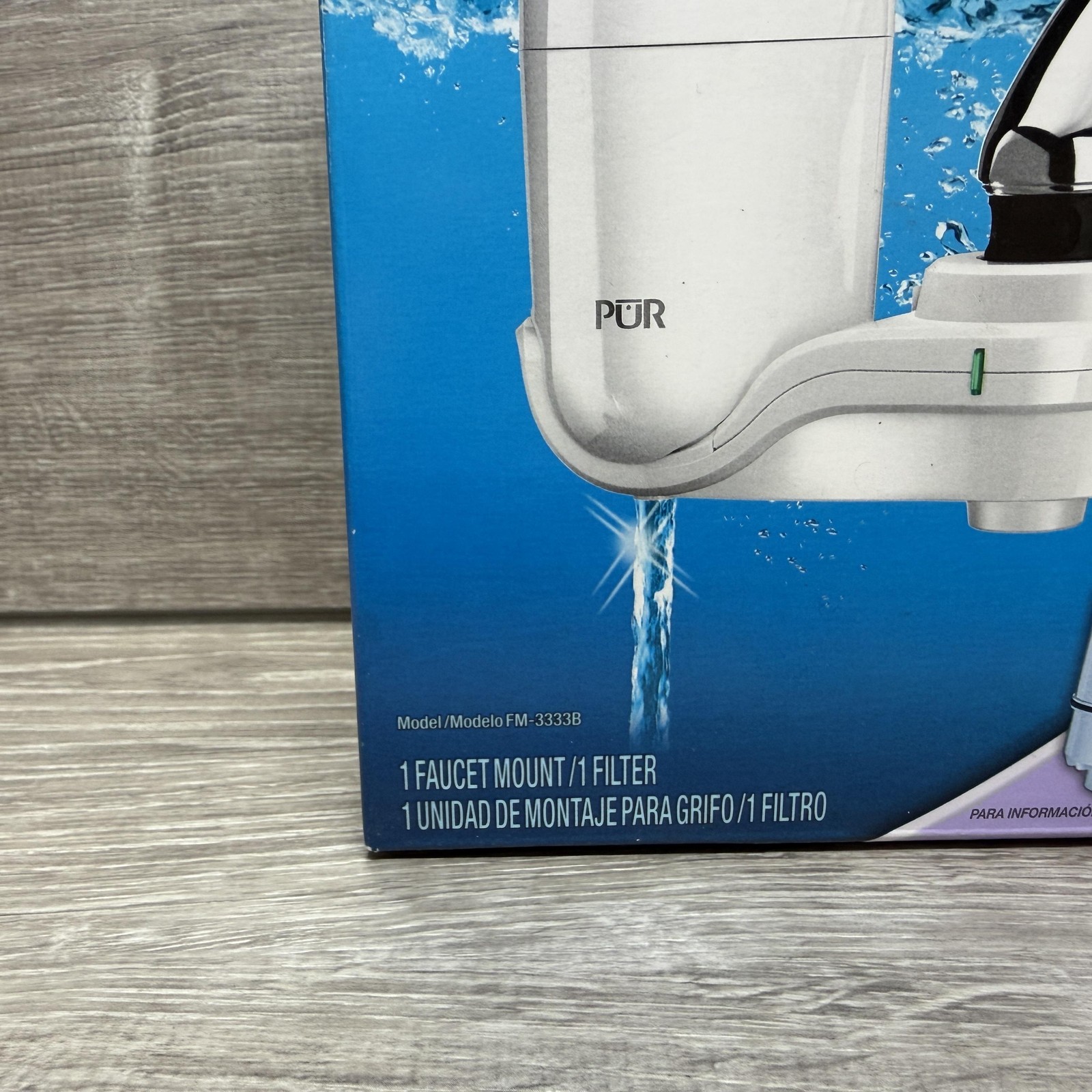 PUR FM-3333B Faucet Mount Water Filter 2 Stage System White 1 Filter Unit
