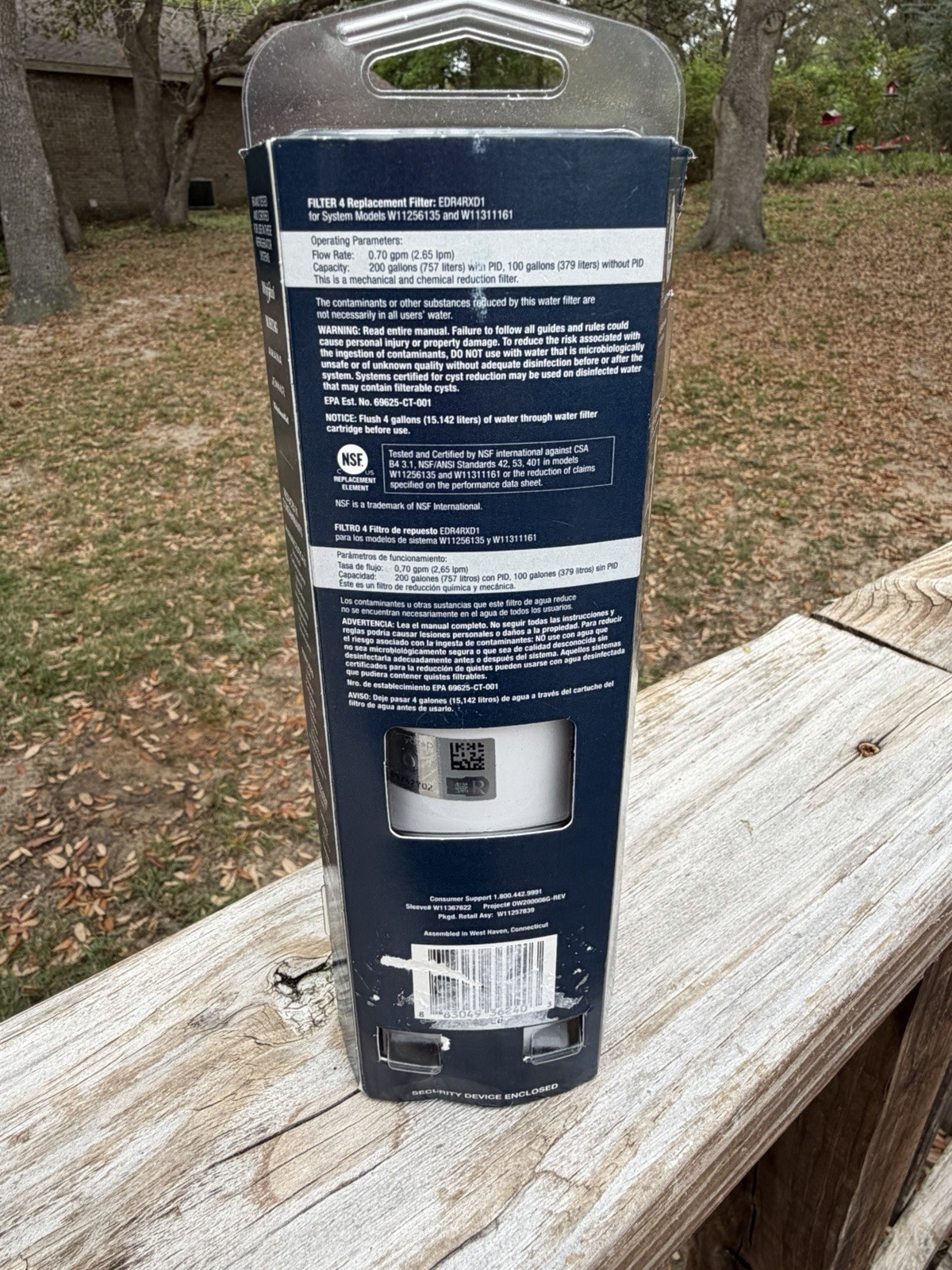 EveryDrop Water Filter 4 – EDR4RXD1 Ice and Water Refrigerator NEW Reduces Lead