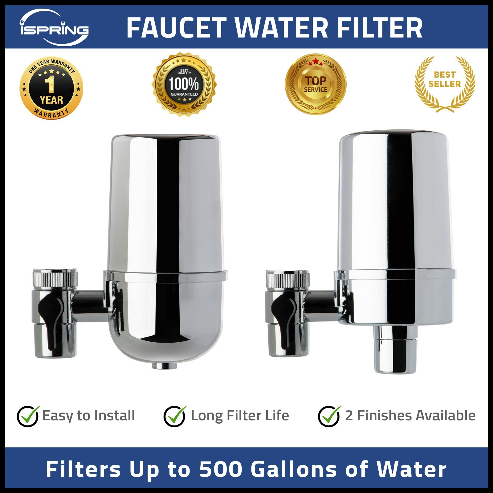 Faucet Water Filter System Kitchen Sink Mount Filtration Tap Purifier Cleaner