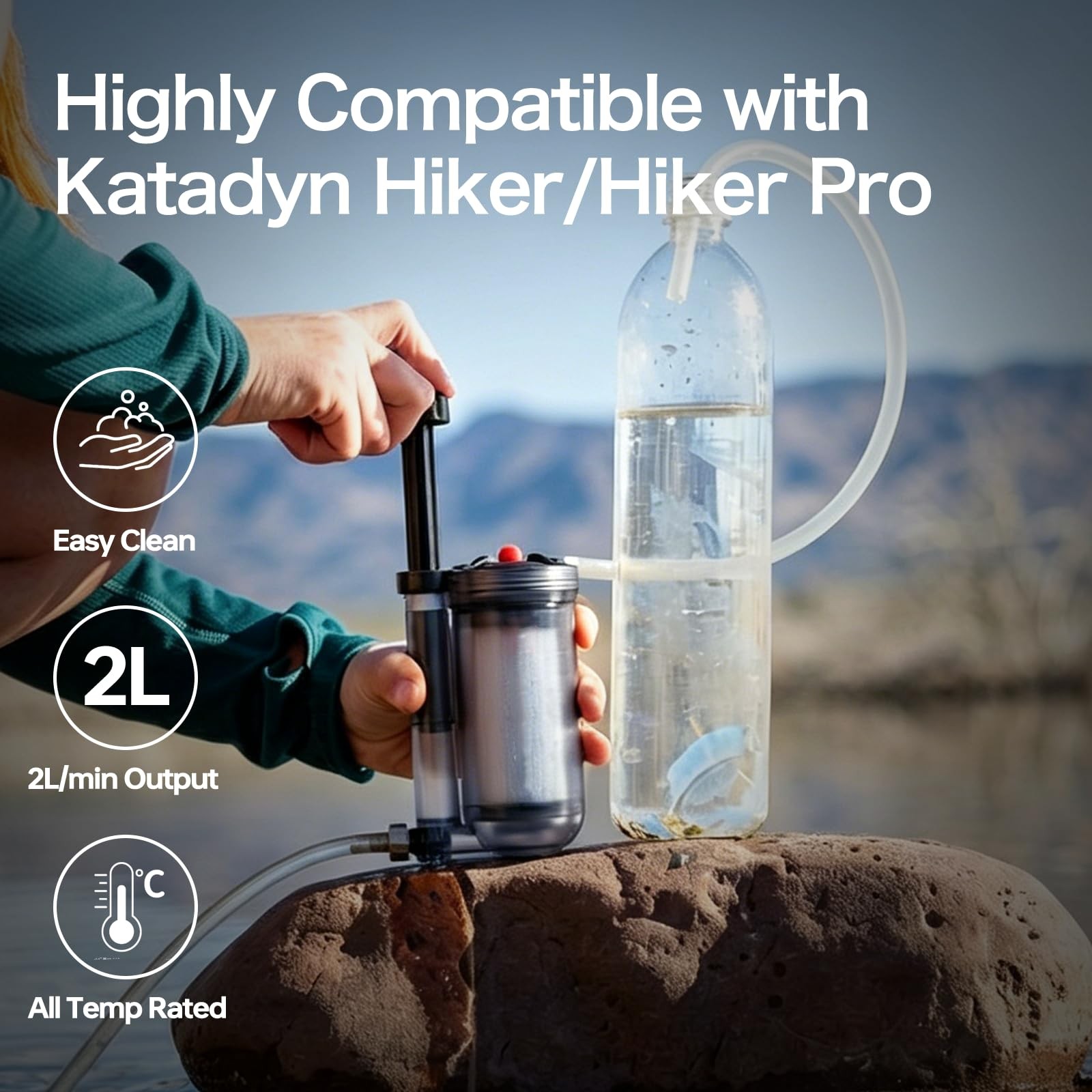 Water Filter Cartridge for Katadyn Hiker Water Filter Systems – 200 Gallons C…