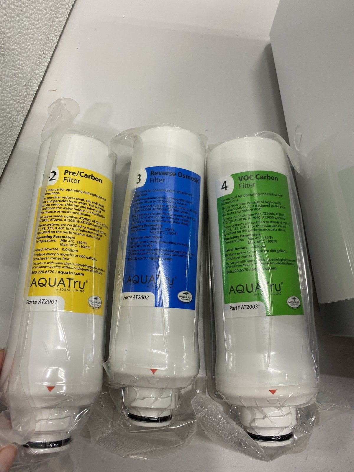 AquaTru Classic Countertop Water Filtration System Reverse Osmosis