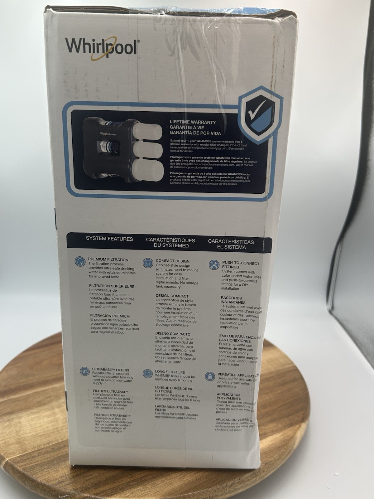 Whirlpool WHEMBF5 Under Sink Water Purifier Replacement Filters for WHEMB40 New