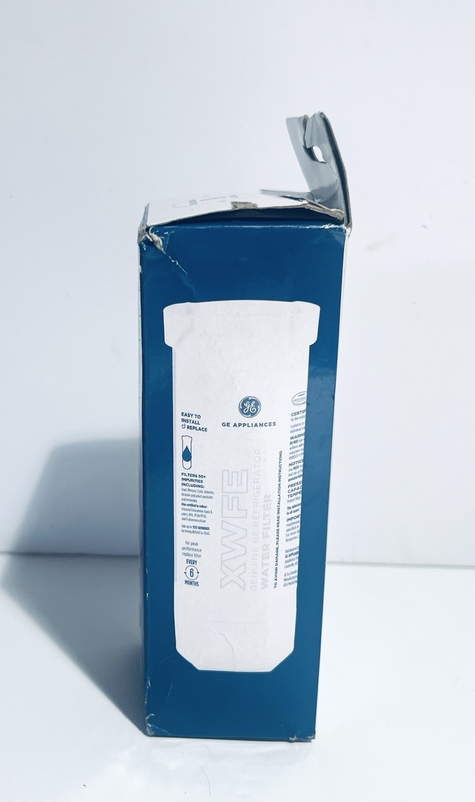 Genuine GE XWFE Refrigerator Water Filter White New