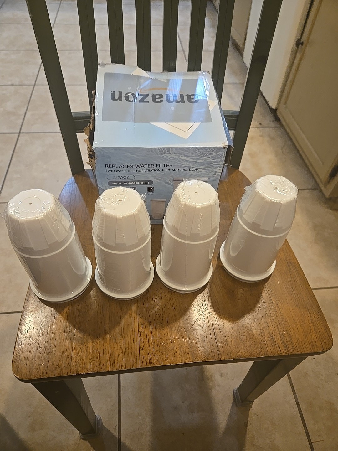 4x Water Filter Replacement for Zero Water ZR-017, ZR-001 Pitcher Water Filter