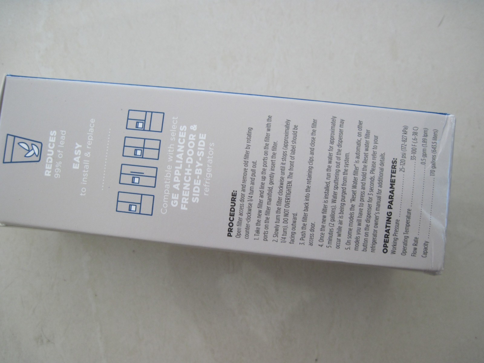 GE XWFE Genuine Refrigerator Water Filter