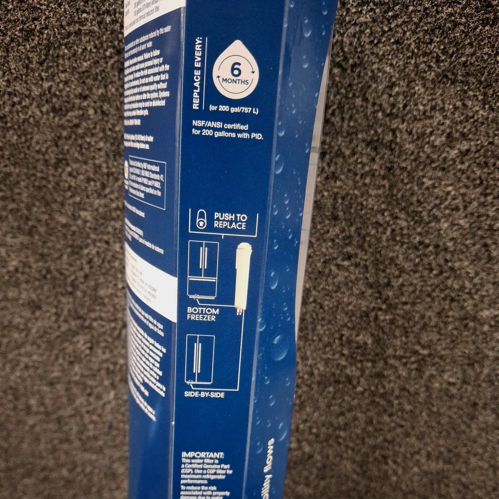 Everydrop Replacement ICE & WATER Refrigerator Filter #3 New Sealed