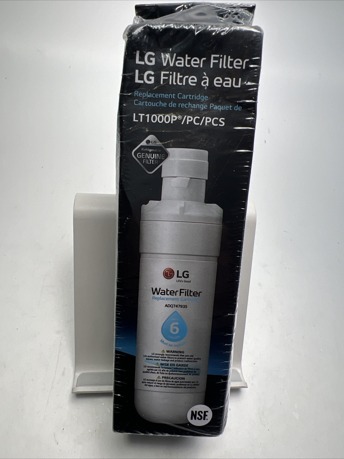 Genuine LG LT1000P 6Month /200Gal Capacity Replacement Refrigerator Water Filter