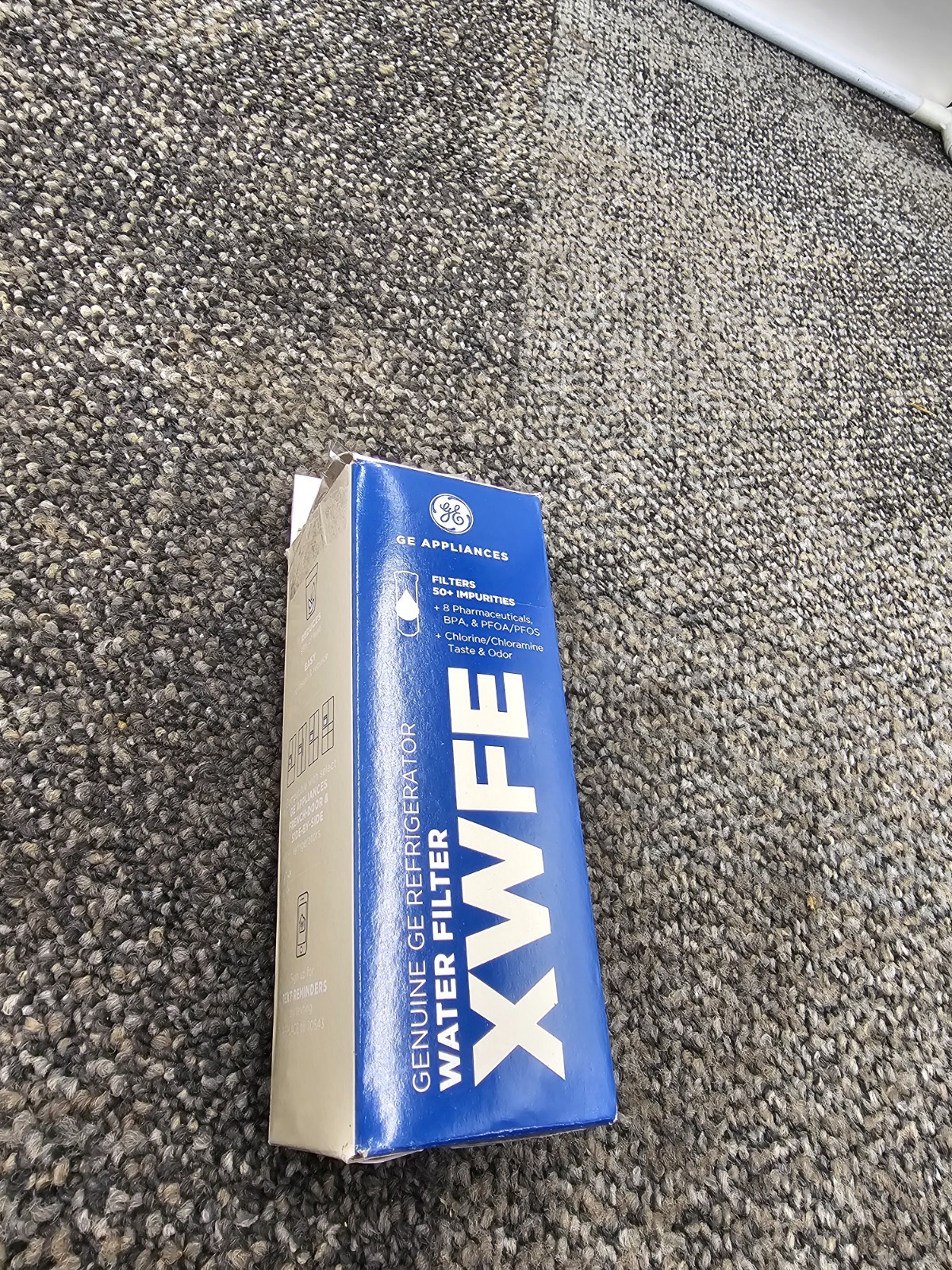 (QTY 3) GE XWFE Refrigerator Water Filter White For Aqua Optima Evolve