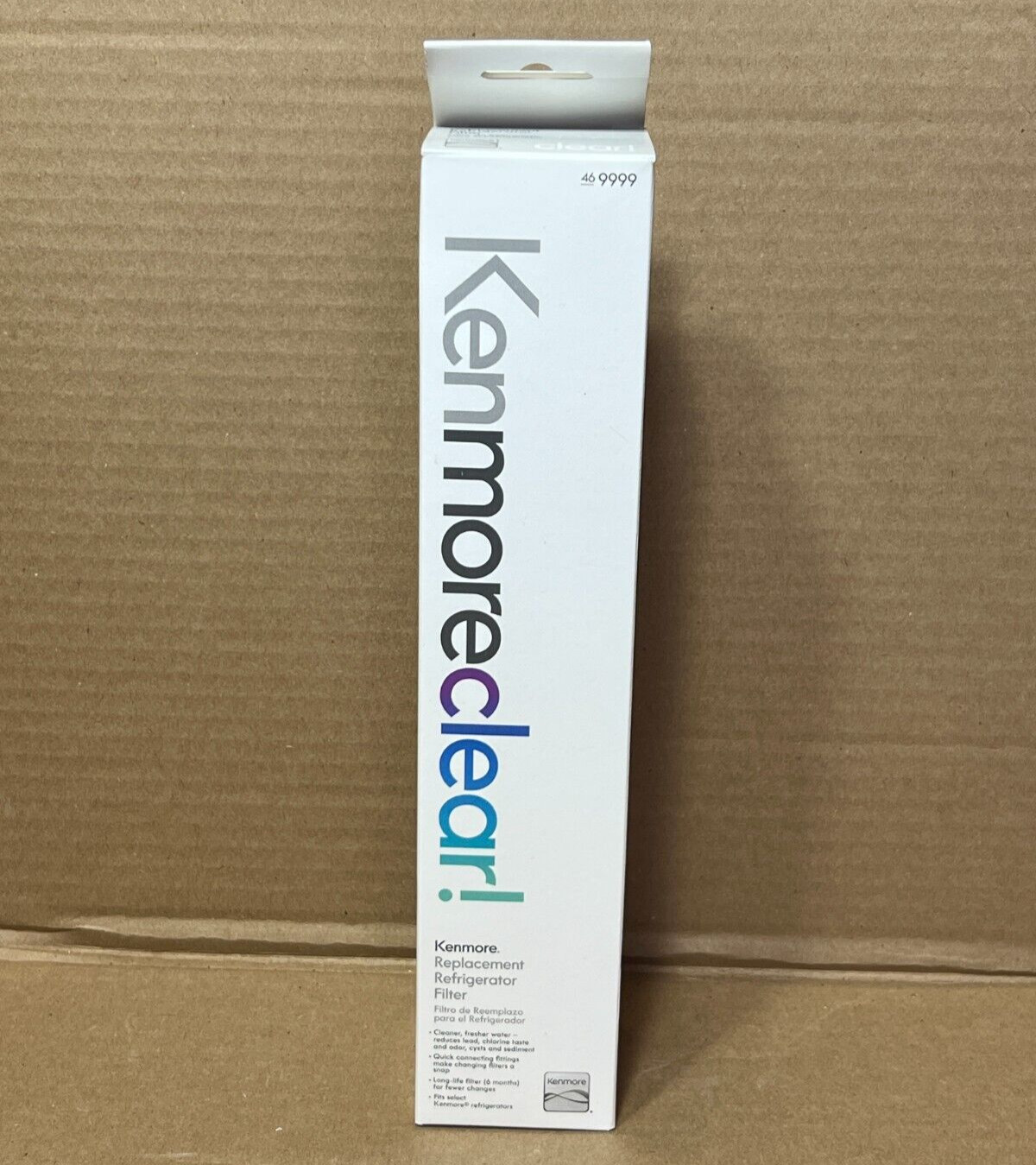 (1) Kenmore Clear 46-9999 OEM Replacement 6-Month Refrigerator Filter