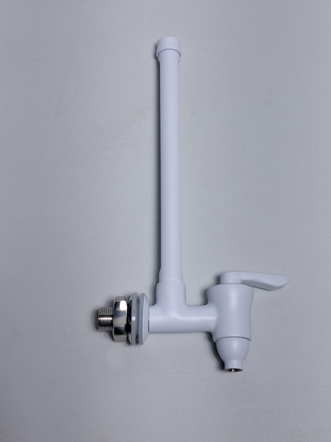 Boroux BX-SS-WVS-7-WH White Stainless Steel 7in Water Level Spigot