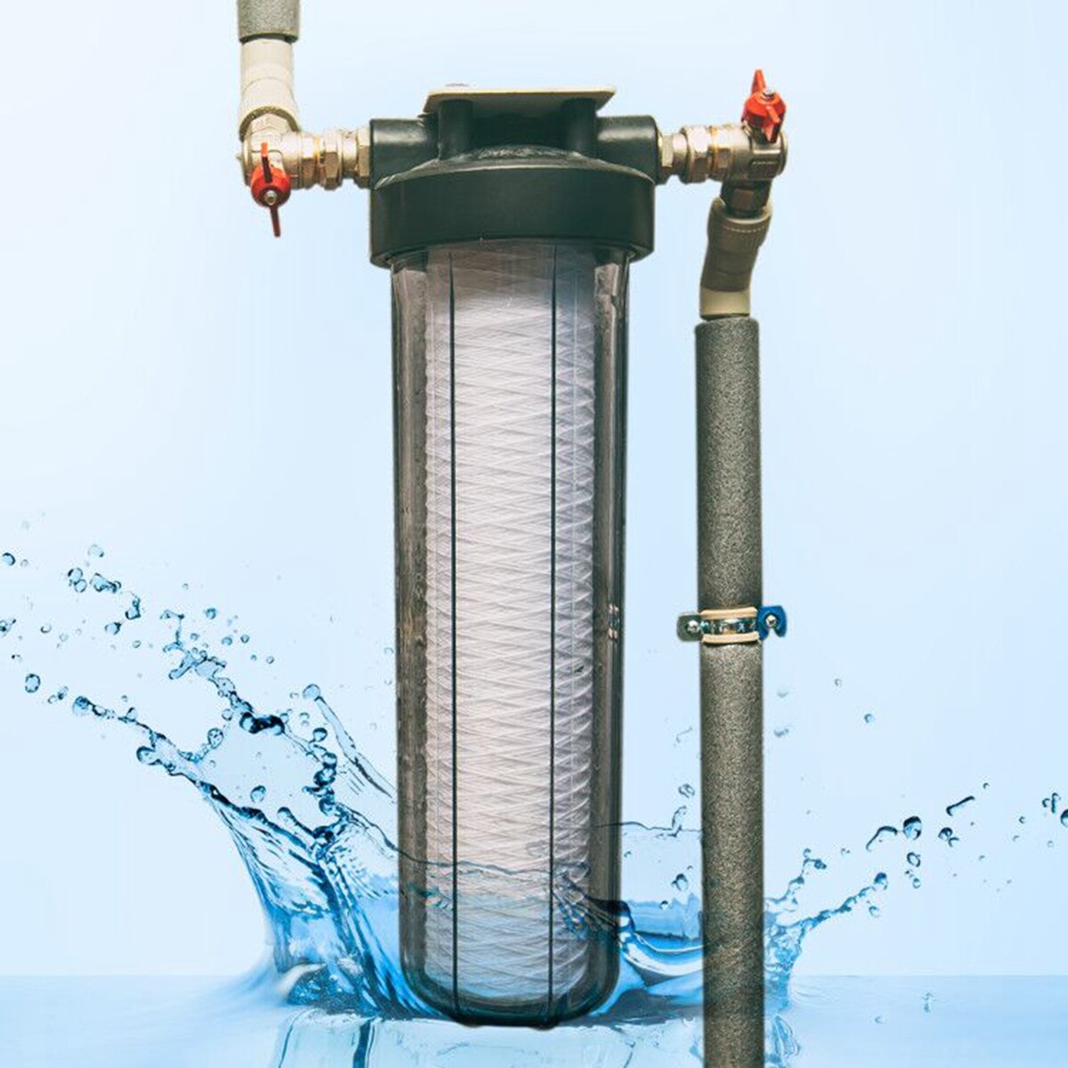 5 Micron 10″x2.5″ String Wound Whole House Rain Water Sediment Filter 1-50 Pack