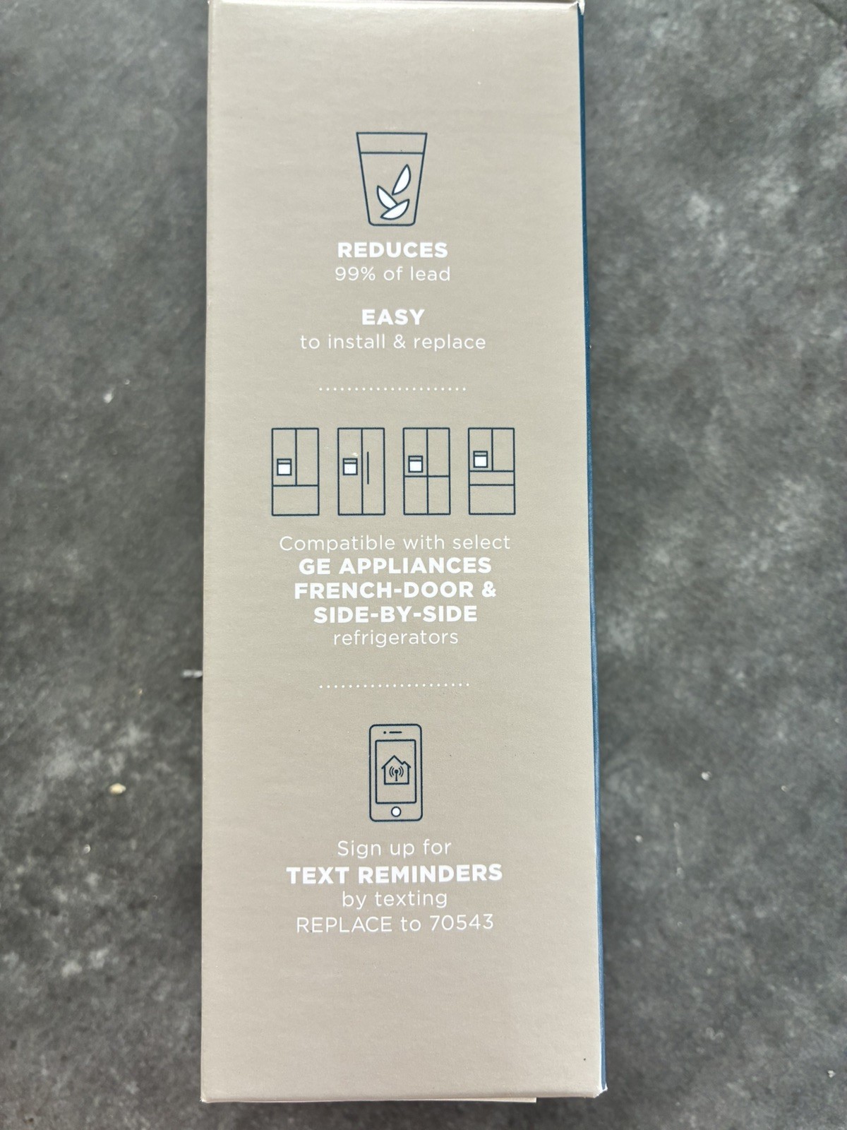 GE XWFE Refrigerator Water Filter – White