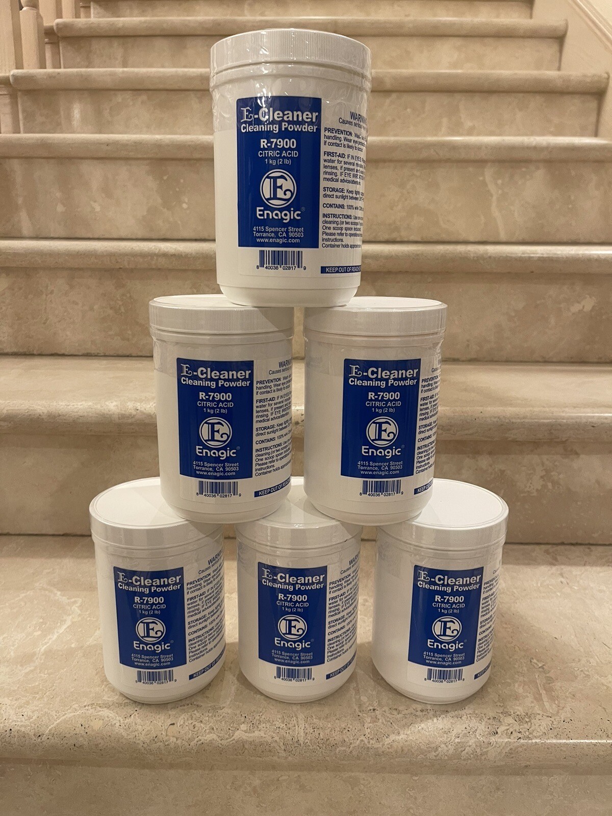 Original Enagic Cleaning Powder Clean KANGEN Alkaline Water LEVELUK 2LB 1KG