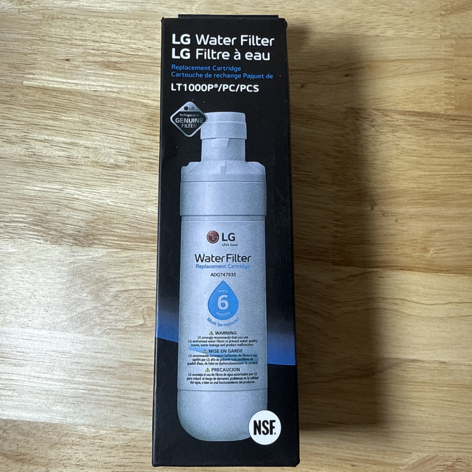 LG Water Filter Replacement Cartridge LT1000P/PC/PCS / 2 PC LOT