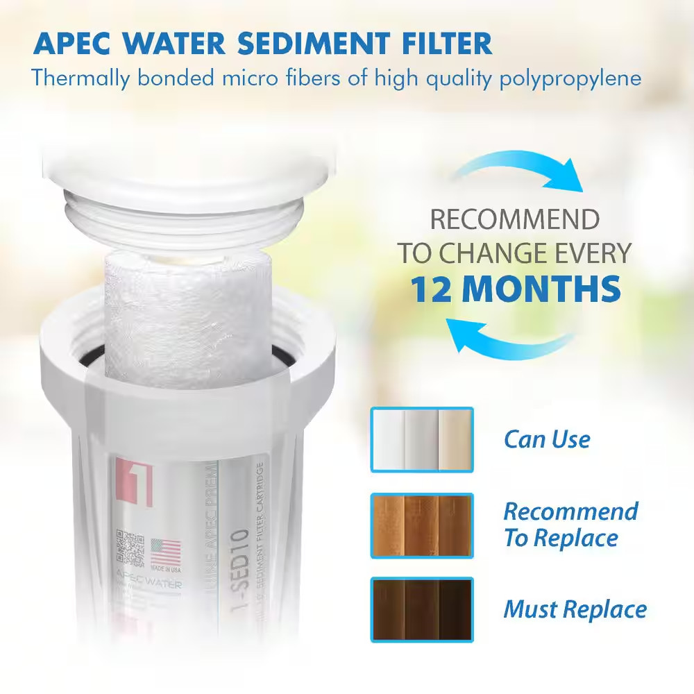 Ultimate 10 In. 5-Micron Sediment Replacement Filter