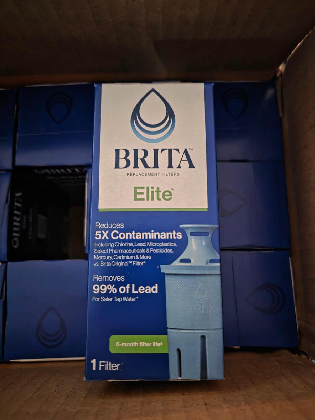 Brita Elite Water Filter System – 1 Filter – Fits most sink and pitcher systems