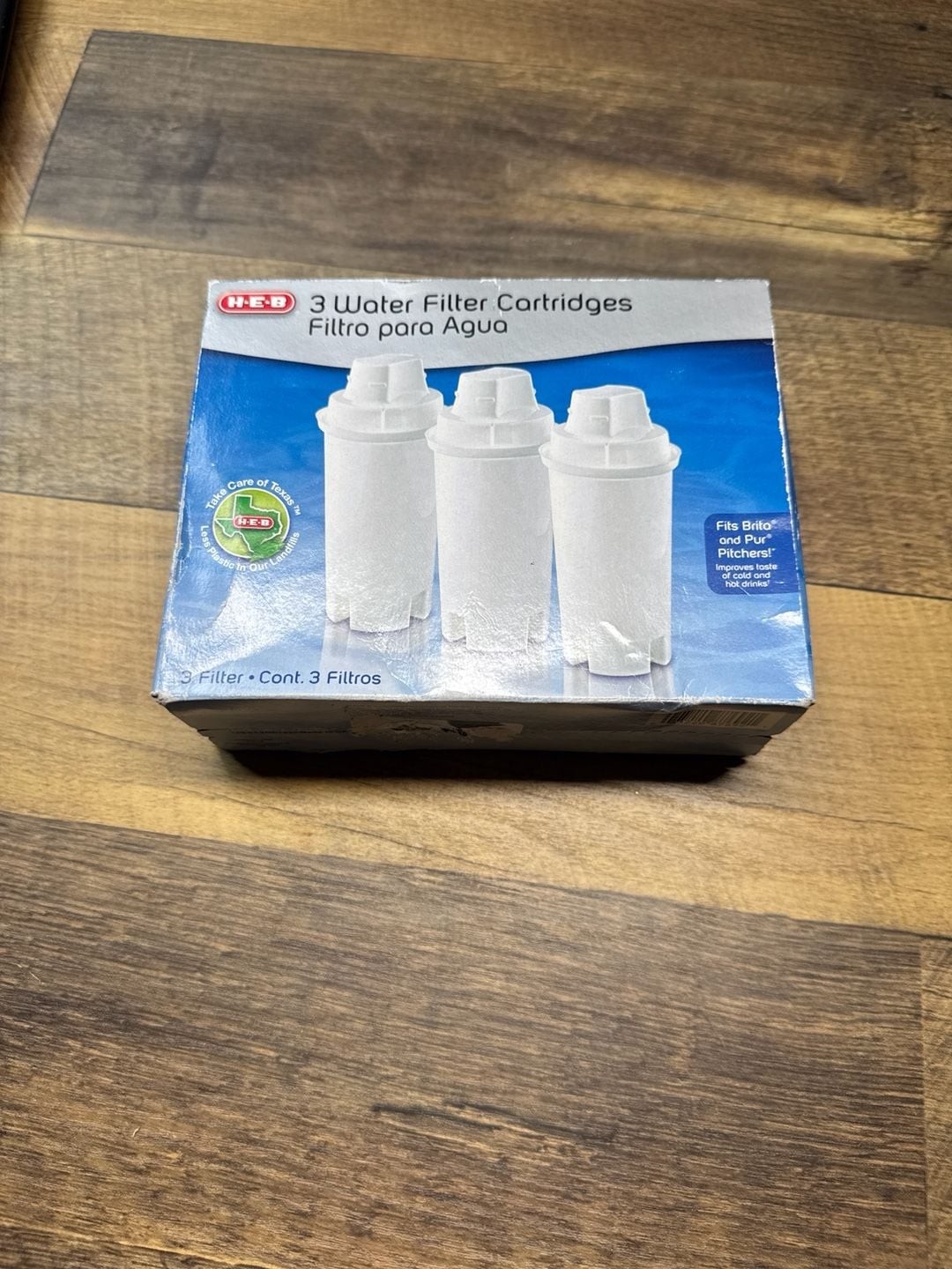 H-E-B 3-Count Water Filter Cartridges for Brita and PUR Pitchers