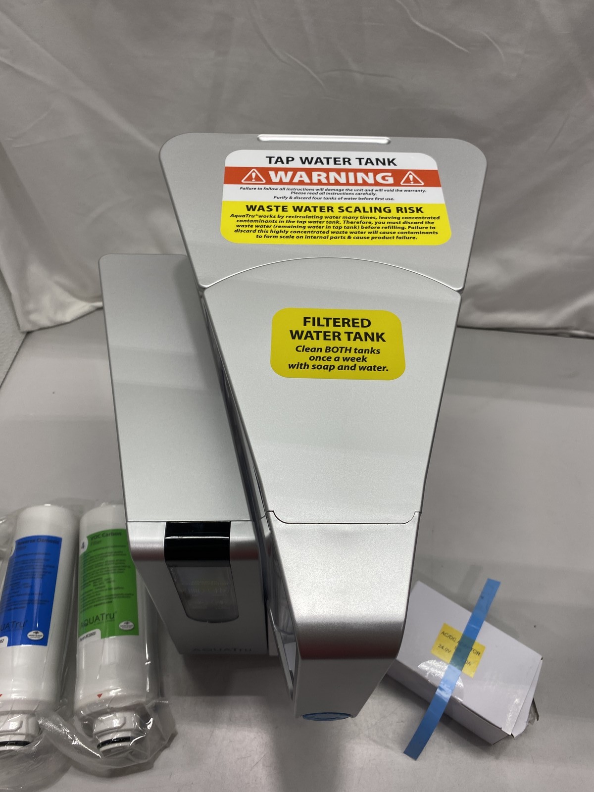 AquaTru Classic Countertop Water Filtration System Reverse Osmosis