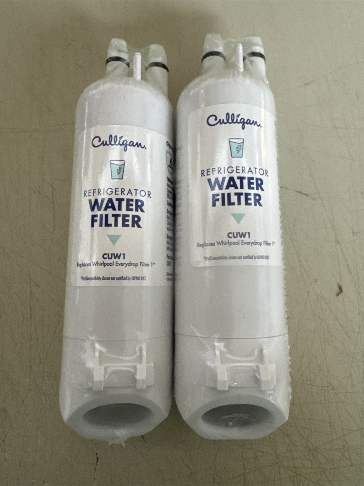 Lot of 2 – Culligan CUW1 Refrigerator Water Filter – Whirlpool Everydrop