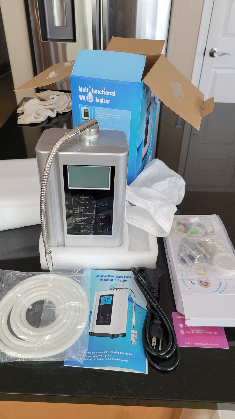 multifunctional alkaline water ionizer machine. Brand new never used