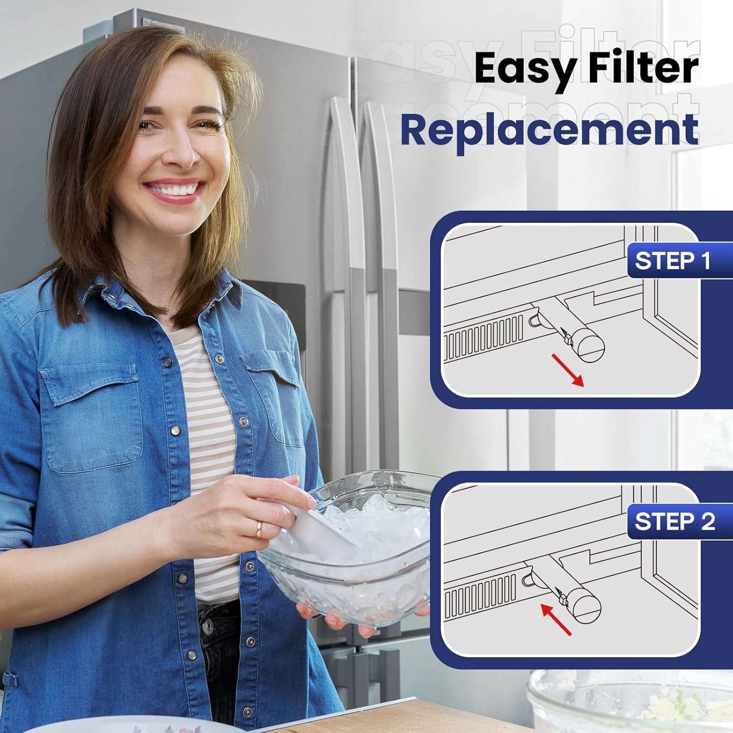 Frigilife RFC6600A Water Filter Replacement for Refrigerators 3 Pack NEW/SEALED