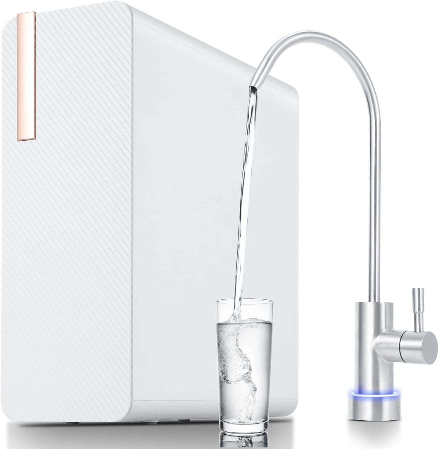 600 GPD Tankless Reverse Osmosis Water Filter NSF/FC/SGS Certified Under-Sink