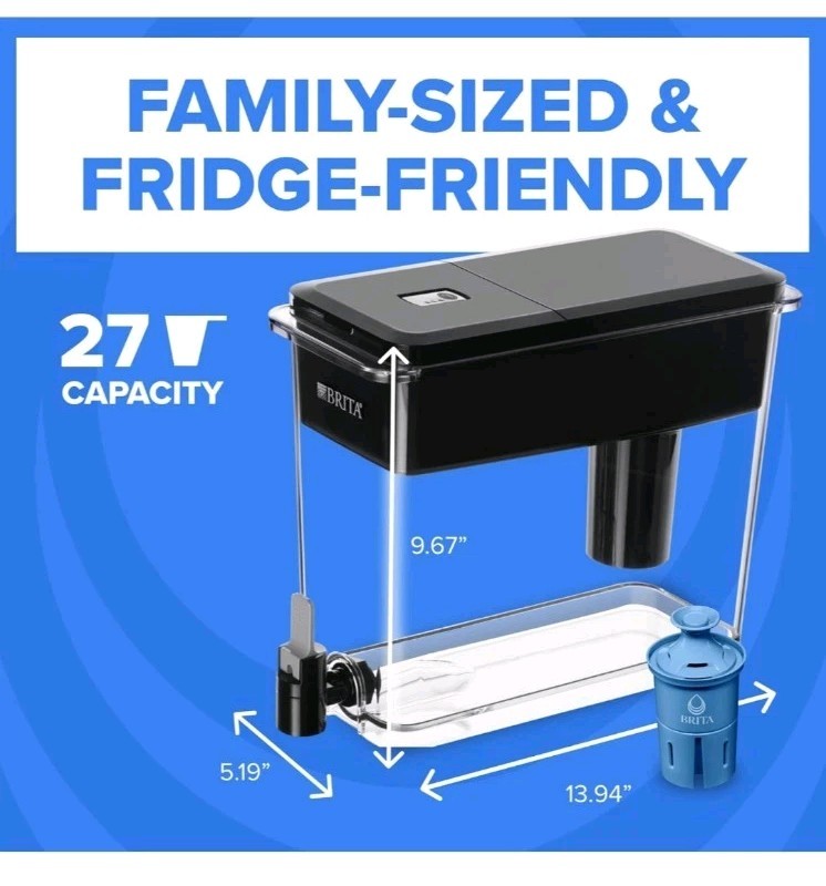 Brita Extra-Large 27-Cup Elite Water Filter Dispenser