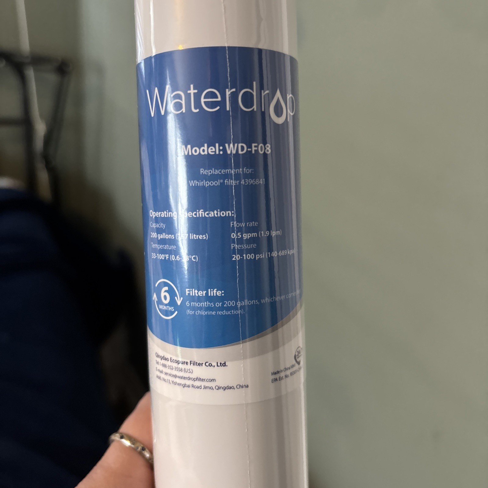3 Pack of Waterdrop Filters Model WD-F08 | New Sealed