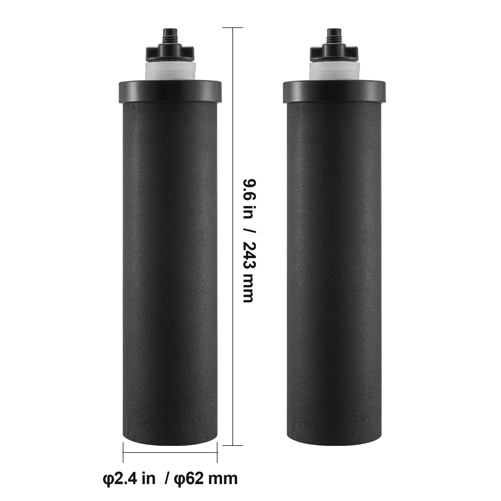 Uimoso Purification Water Filter Replacement for Gravity Filter System 2 Pack