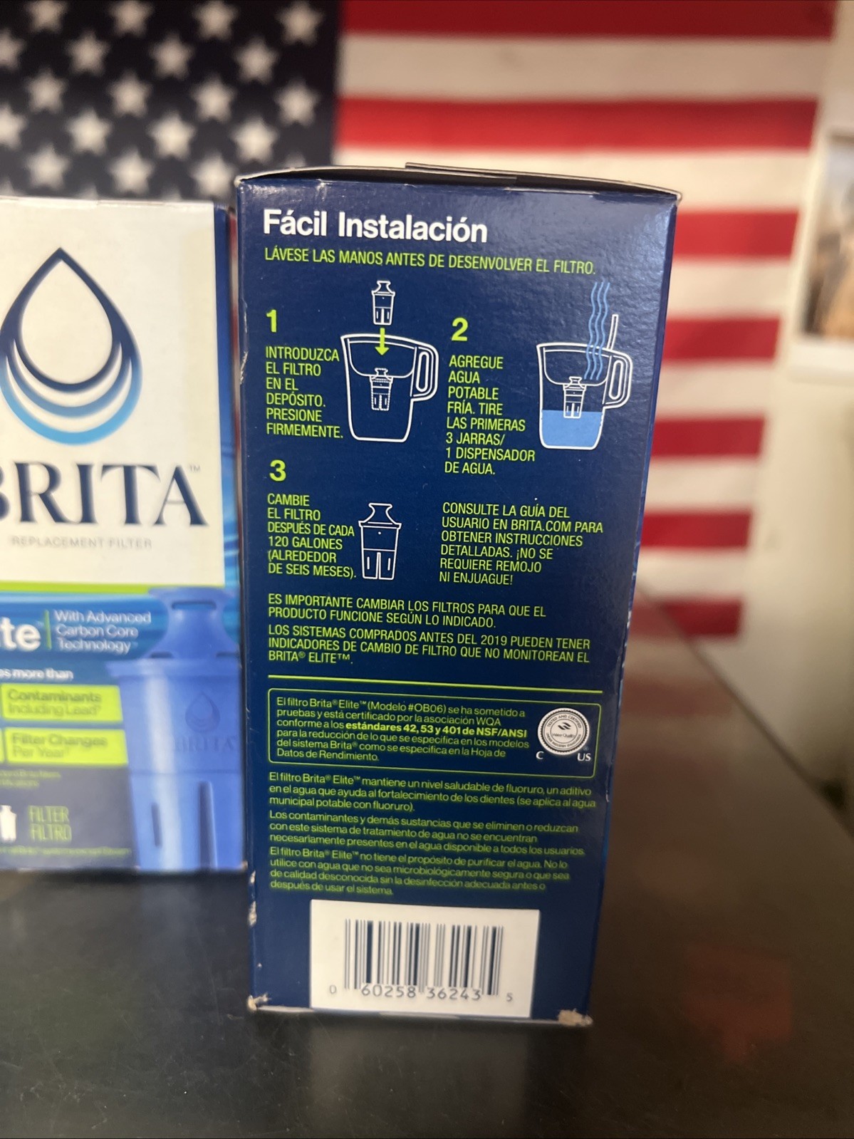 LOT OF 3 Brita Elite Replacement Water Filter for Pitchers & Dispensers