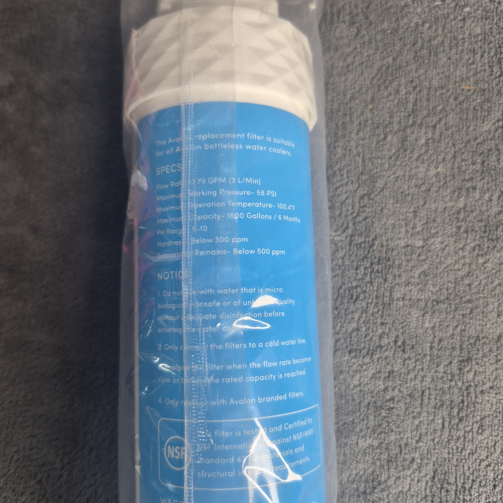 Avalon Stage 1 Multi-Layer Sediment 1500 Gallon/6 Month Replace Filter Sealed