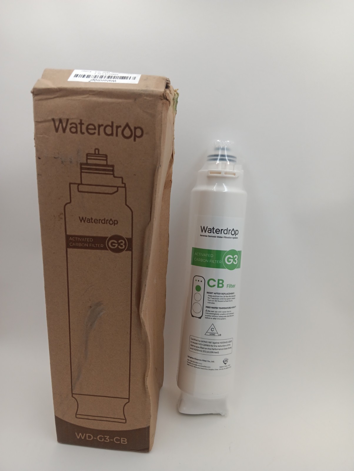 Waterdrop WD G3 CB Filter Replacement WD G3 Reverse Osmosis System 1 Year