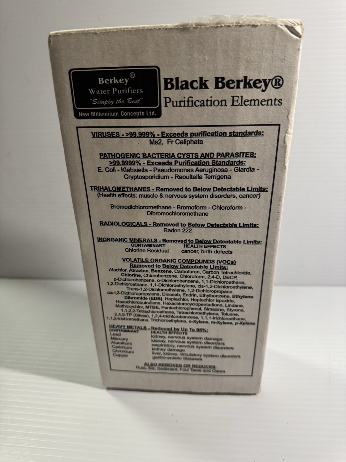 BB9-2 Black Berkey Water Filter Replacement Elements (2-Pack)