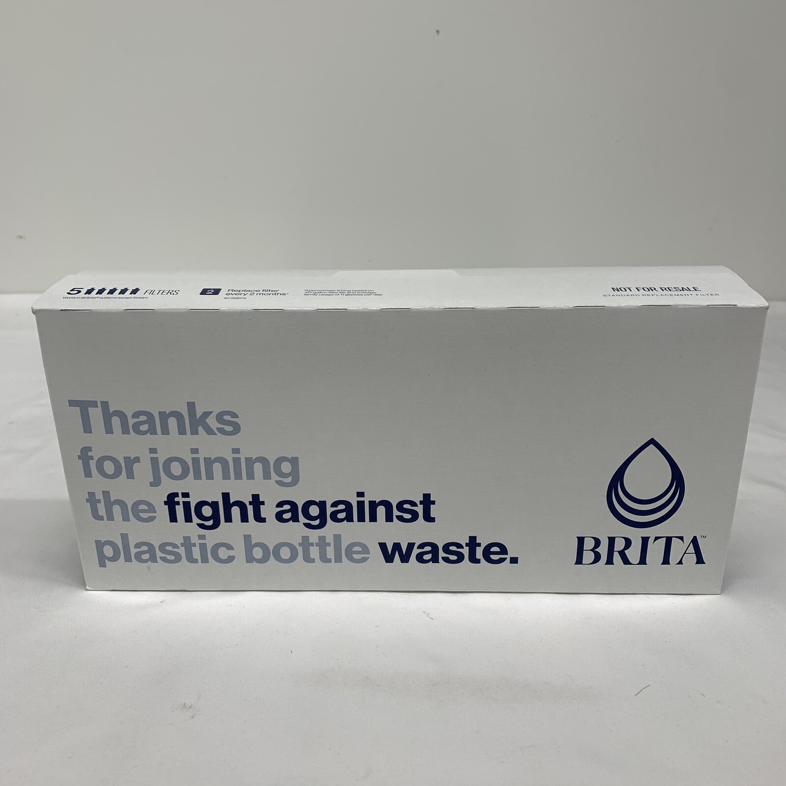 New Brita 987554 Standard Replacement Pitcher Filters 5 sealed box