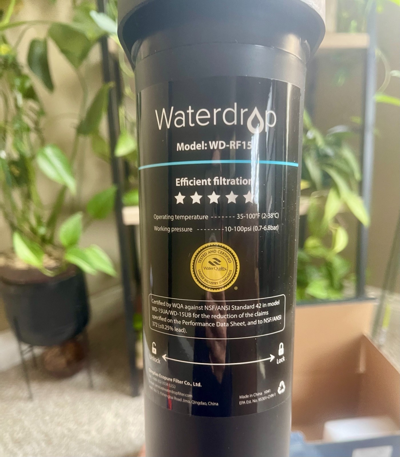 Waterdrop 10UA Under Sink Water Filter System New In Box NSF Certified